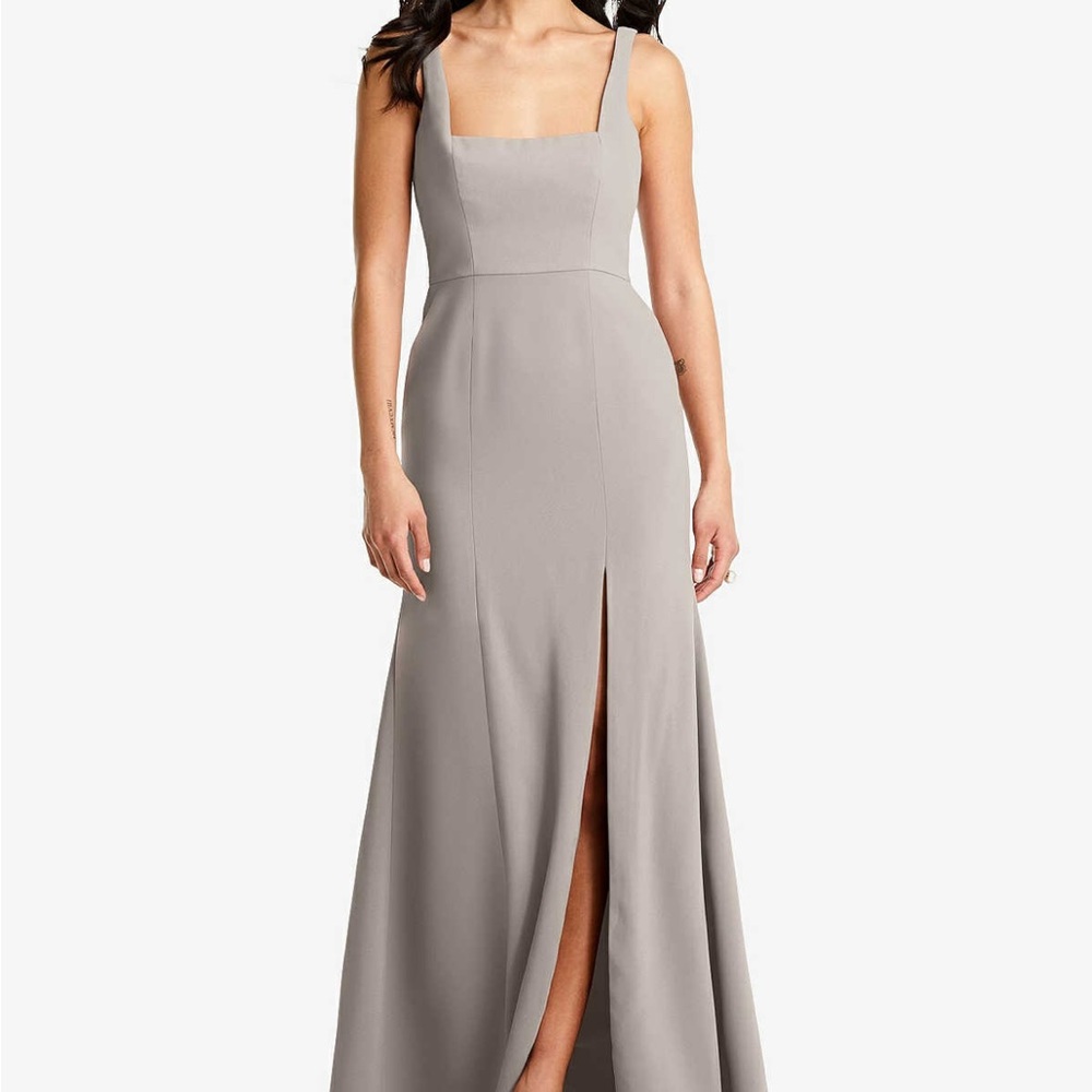 Bella Bridesmaids by Dessy BB136 dress in taupe